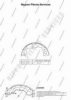 NPS N350N58 Brake Shoe Set